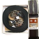 紳士ベルト　30mm　牛革　L寸　ノーブランド　FIT　箱売り(10本アソート)　1001-00301