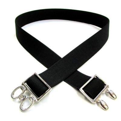 画像2: 日本製 約30mm ゴムベルト サッシュベルト ダンスベルト 無地 ニッケル