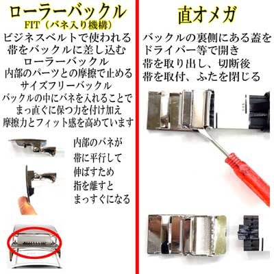 画像7: 紳士　ビジネスベルト　30mm　FIT　フェザー　白