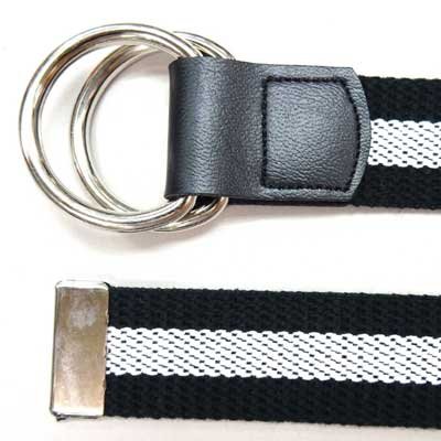 画像3: 日本製　30mm　Wリングベルト　1本ライン