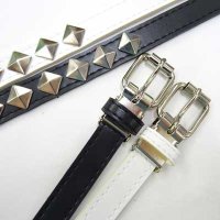 日本製　15mm　カシメベルト　No.801　1列　角ピラ