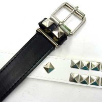 日本製　30mm　カシメベルト　No.826　2列　角ピラ