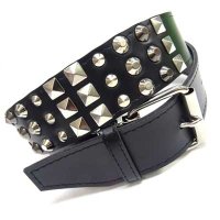 日本製　40mm　カシメベルト　No.854　3列　MIX　カシメ