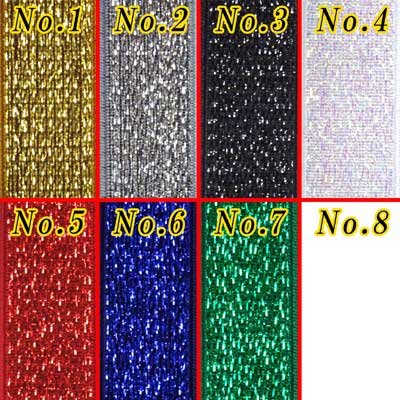 画像6: 日本製　20mm　ビットベルト　ゴムベルト　ウエストマーク　ラメ