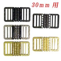 日本製　レディース　30mm　バックル　ゴムベルト用　差し込み　蔓草