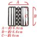 画像4: 日本製　レディース　60mm　バックル　ゴムベルト用　引っかけ　五つ目　ダイヤ (4)