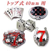 メキシコ製 　メンズ　40mm　バックル　トップ式　エポ入り　カジノ