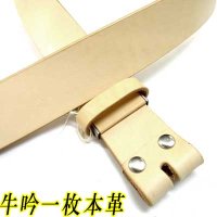 日本製　40mm　帯のみ　レザーベルト　牛吟本革　一枚革　ヌメ革