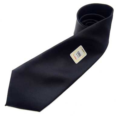 画像2: 日本製　礼装　黒ネクタイ　正絹（シルク）　無地　撥水加工　2055-001