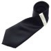 画像2: 日本製　礼装　黒ネクタイ　正絹（シルク）　無地　撥水加工　ネックステッチ　2055-002 (2)