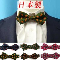 日本製　5cm　蝶ネクタイ　ピアネスタイ　ポインテッド　剣先　ポリエステル　ベル