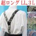 画像1: 【受注生産品】返品不可 超ロング 大きめ 日本縫製 35mm Y型 サスペンダー 背合皮 NC ゲバルト ブライトペイズリー (1)