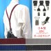 画像1: 日本製 25ｍｍ Y型 サスペンダー 背革 BWC（ガード付） ピンドット (1)