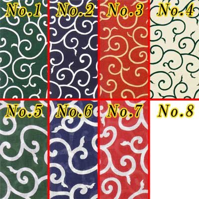 画像4: 日本製　バンダナ　コットン　綿　唐草