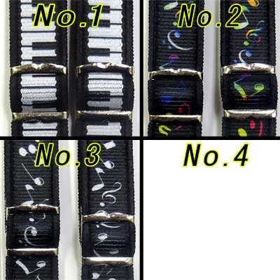 画像4: 日本製　アームバンド　腕輪　袖丈調整　ゴム　ハンドプリント　音楽