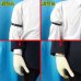 画像6: 日本製　アームバンド　腕輪　袖丈調整　ゴム　ハンドプリント　ジッパー (6)