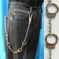 日本製　ウォレットチェーン　5連手錠