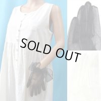 日本製　婦人　ウェディング手袋　オーガンジー　手結びリボン