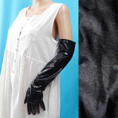 画像1: 日本製　婦人　ウェディング手袋　ロング　50　エナメル