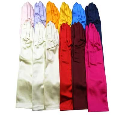 画像2: 日本製　ウェディング手袋　スパンサテン　ロング　40　カラー