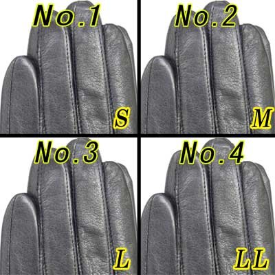 画像5: 日本製　レディース　革手袋　本革　No.0013928　牛革　裏ベン起毛　無地