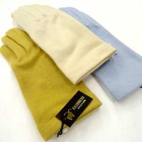 日本製婦人ジャージ手袋　カシミヤ100％　無地
