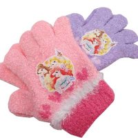 日本製　子供用　手袋　五指　ディズニー　プリンセス　PR41190