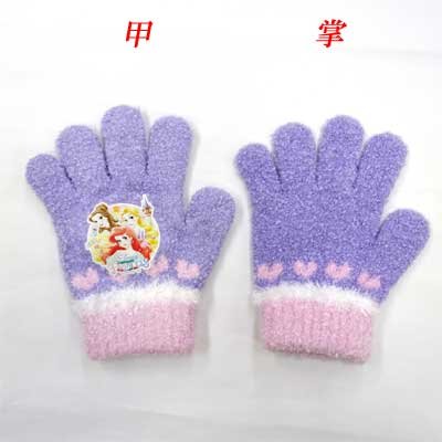画像2: 日本製　子供用　手袋　五指　ディズニー　プリンセス　PR41190