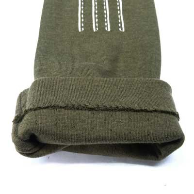 画像4: 日本製　婦人　ジャージ手袋　天然素材　指無し　中長　デザインミシン