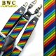 画像: 【受注生産品】 返品不可 日本製 30ｍｍ Y型 BWC サスペンダー ハンドプリント レインボー