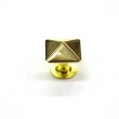 画像3: 日本製　スタッズ　カシメ　角ピラミッド　100個組　ゴールド (3)