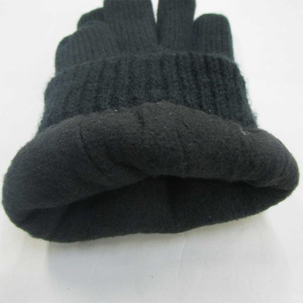 画像3: 紳士　ニット手袋　メンズ　シンサレート　アクリル　No.5575　無地ライン (3)